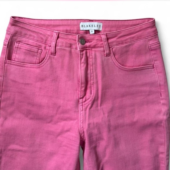 Blakeley Women's Pink Jeans stretchy size 9 - Picture 7 of 9